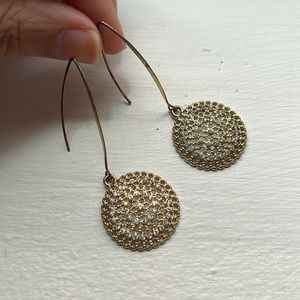 Gold Circle Earrings